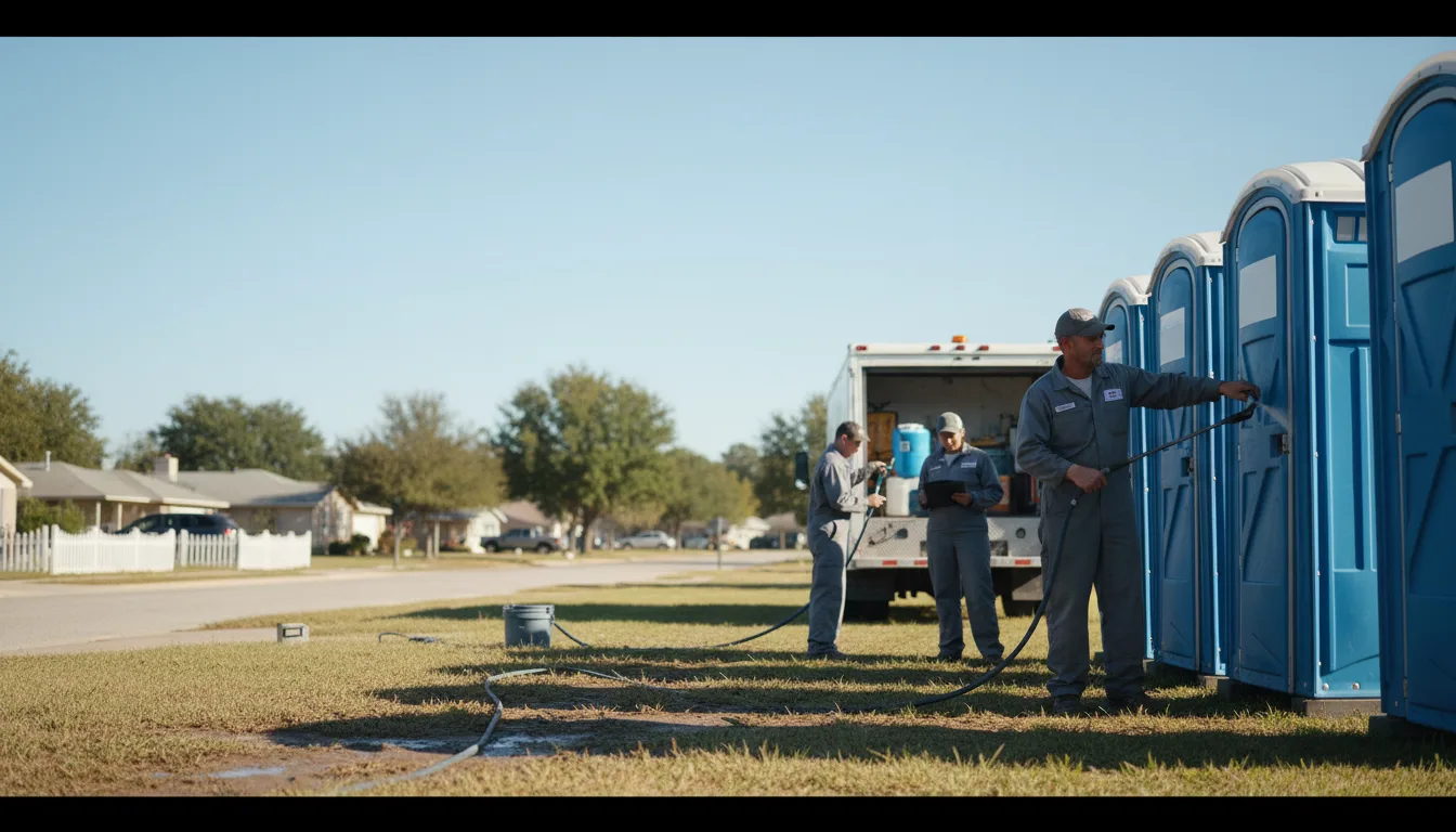 Long-Term Portable Toilet Rental in Glenwood, IL near me